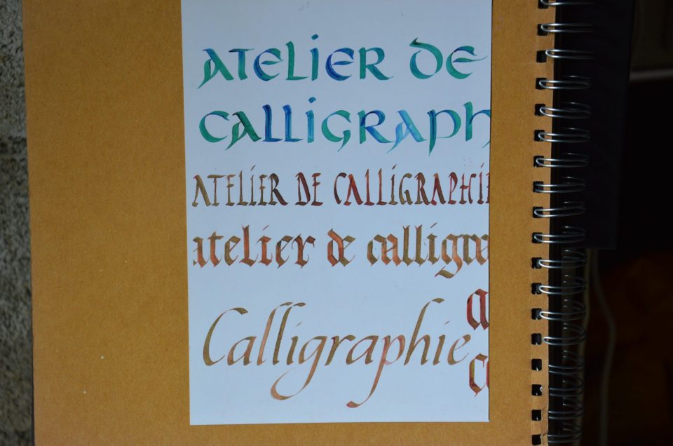 atelier de calligraphie