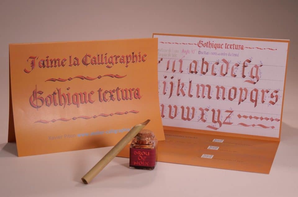 Manuel Gothique kit calligraphie